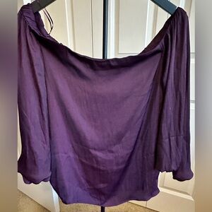 Banana Republic Factory Purple Blouse
